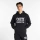 13. New Balance Sport Graphic Fleece Hoodie BK M MT51941BK