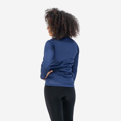 4. Rogelli CORE women's long-sleeved t-shirt navy blue 2XL