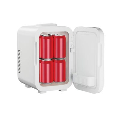 3. Mini fridge with LED makeup mirror ELLE 8L white