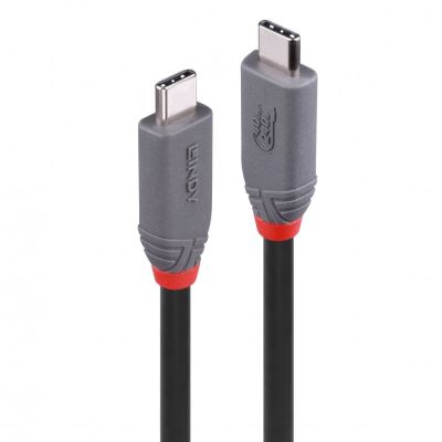 Lindy 36957 USB Cable USB4 Gen 3x2 1.5m USB C Black