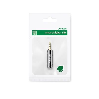 5. Ugreen adapter 3.5mm audio adapter (male) to 6.35mm mini jack (female) gray (AV168)