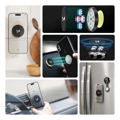 2. Wozinsky Self-Adhesive Magnetic Car Dashboard Mount Black (WMH-02)