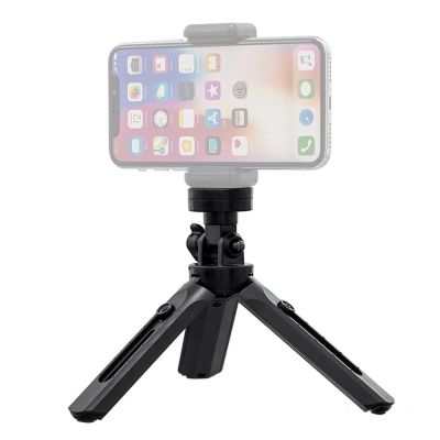 4. Mini tripod selfie stick holder for phone camera GoPro 16 - 21 cm black