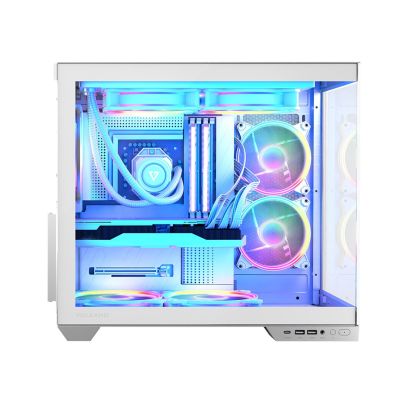 6. MODECOM VOLCNO PANORAMA APEX ARGB 5F MIDI WHITE CASE
