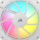 4. CORSAIR RS120 ARGB White 120 mm ARGB Fan Single Pack