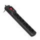 3. Activejet ACJ COMBO 6Gn surge protector strip 10m (6 x UTE; 10m; black)