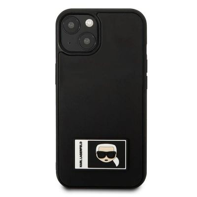 3. Karl Lagerfeld Ikonik Patch Case for iPhone 13 - Black