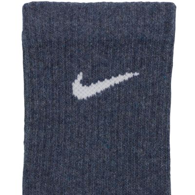 3. Nike Everyday Plus Cushioned Socks 3 Pairs Dark Gray, Beige, Light Gray SX6888 901