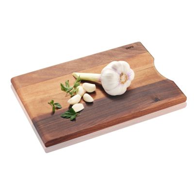 GEFU ENNO Rectangular Wood Cutting Board Walnut, Wood