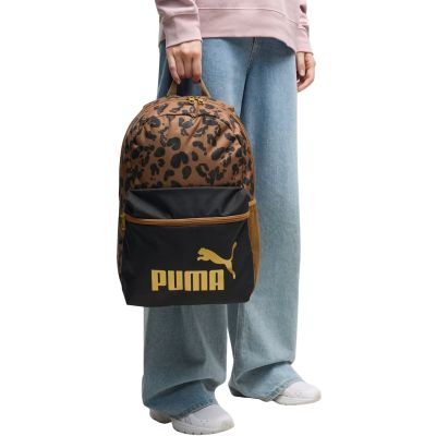 Puma Phase AOP Backpack Brown/Black/Leopard 91169 16