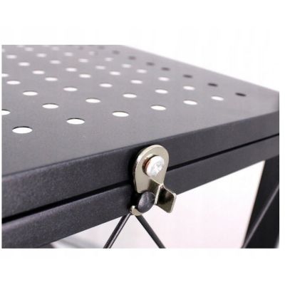 4. Folding shelf on wheels FS005 72x34xH163 black