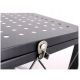 4. Folding shelf on wheels FS005 72x34xH163 black