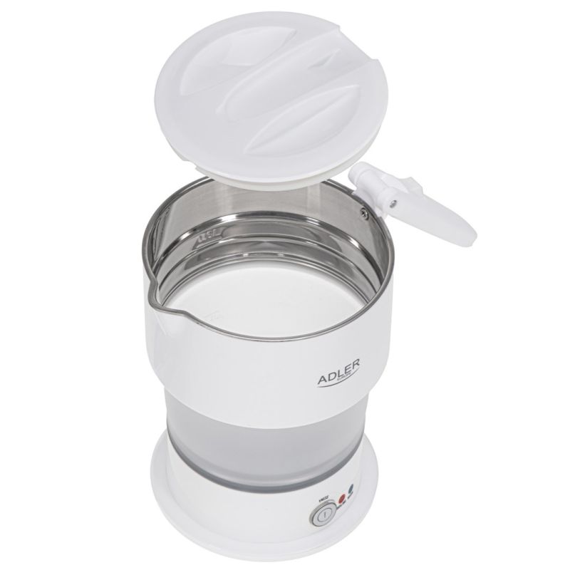 12. Silicone kettle ADLER AD 1377w white