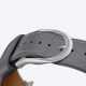 6. AmazingThing Class Band Leather Strap for Apple Watch 45 / 46 / 49 mm - Gray