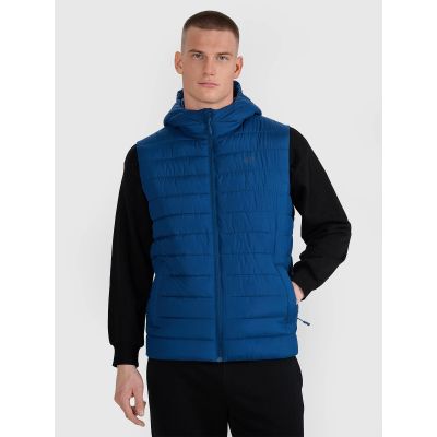 Men’s puffer vest with synthetic filling 4F 4FWAW25TVJAM225-30S