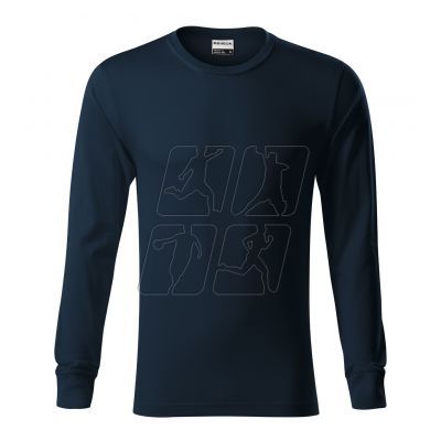 3. T-shirt Rimeck Resist LS M MLI-R0502 navy blue