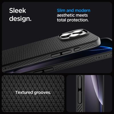 9. Spigen Liquid Air iPhone 16 Pro Case - Black