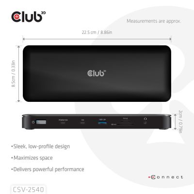 5. NB ACC 14IN1/USB-C 150W Docking Station CSV-2540 CLUB3D