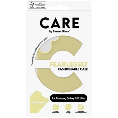 4. CARE by PanzerGlass Fashion case for Samsung Galaxy S25 Ultra - yellow