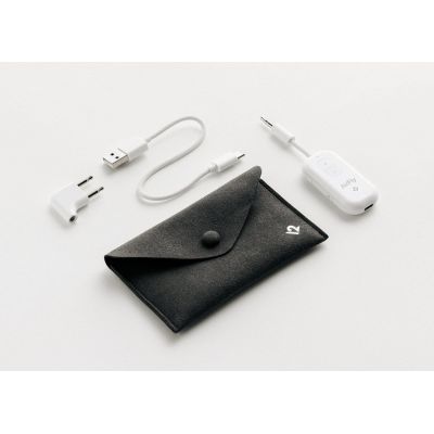 6. Twelve South AirFly Pro 2 - Bluetooth adapter to 3.5mm jack input compatible with AirPods and other Bluetooth headphones, up to 2 pairs of headphones simultaneously and with AUX IN (white)