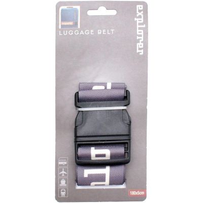 4. UNIVERSAL SUITCASE SECURITY STRAP 180x5CM PROWORLD GRAY