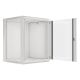 Lanberg WF01-6615-10S rack cabinet (15U; 769mm / 600mm / 600 mm; wall-mounted; Glass; 19''; gray)