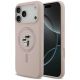 Karl Lagerfeld Silicone Karl&Choupette Ring MagSafe Case for iPhone 18 Pro Max / 17 Pro Max – Pink