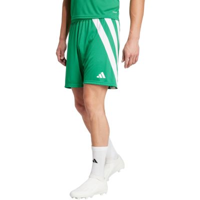 8. Men's adidas Fortore 23 shorts green and white IQ3209