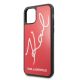 3. Karl Lagerfeld Signature Glitter Case for iPhone 11 Pro - Red