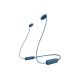 2. Sony WI-C100 Wireless In-Ear Bluetooth Calls/Music Headset Blue