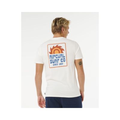 2. RIP CURL Pacific Rinse Sunrise Tee Men's White
