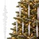 Safe Plastic Christmas Tree Icicles, Height: 18 cm, 7 pcs, MICA