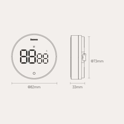 20. Baseus Heyo Pro rotary timer electronic timer gray (FMDS000013)