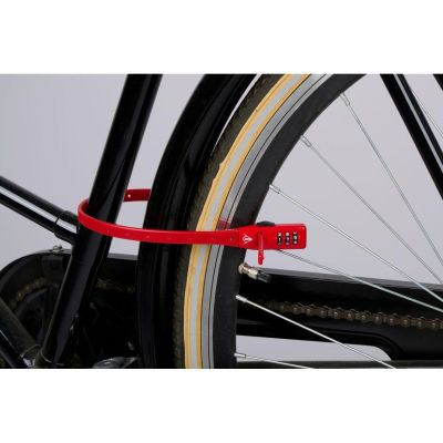 4. DUNLOP RED CODE STRAP BIKE LOCK