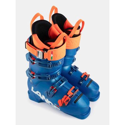 6. LANGE RS 130 LV Vibrant Blue Ski Boots