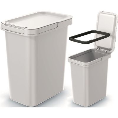 GARBAGE BINS 12 L SYSTEMA SORTIBOX GREY