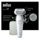 3. BRAUN Silk-epil 9-011 3D IPL Epilator, Wet and Dry, White, Gold