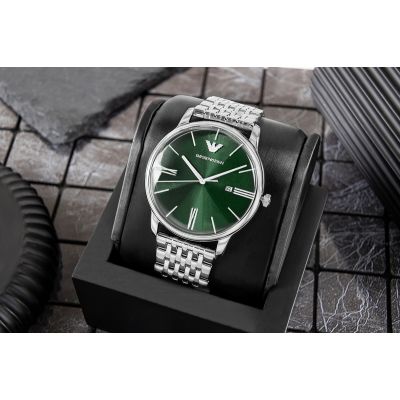 5. Emporio Armani Minimalist Men's Watch AR80087SET + BOX
