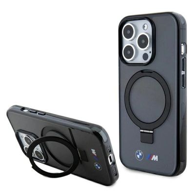 9. BMW Ring Stand M Collection MagSafe Case for iPhone 15 Pro - Black