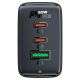 4. Acefast fast charger GaN (2xUSB-C / USB-A) PPS / PD / QC4+ 65W black (A41)