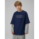 3. Loose longsleeve with print for boys 4F 4FJRSS26TLONM631-31S