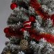 10. MICA RED GLASS CANDY-SHAPED CHRISTMAS BAUBLE
