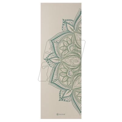 Gaiam Vintage Green Point Yoga Mat 5MM 64949