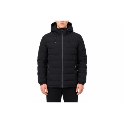 17. CMP men's winter sports jacket with hood, insulated, black (34K0167/U901)