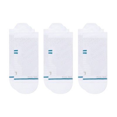 Stance Athletic Tab 3 Pack Running Socks - White