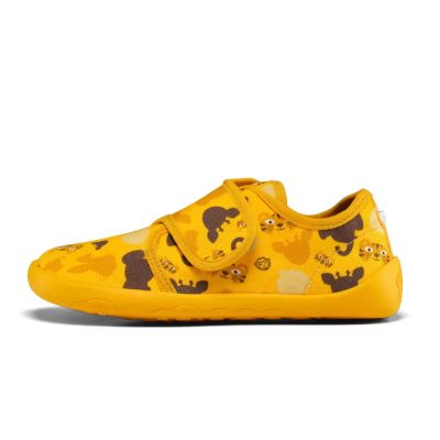 Affenzahn barefoot slipper cotton moccasins tiger (01398-10009)