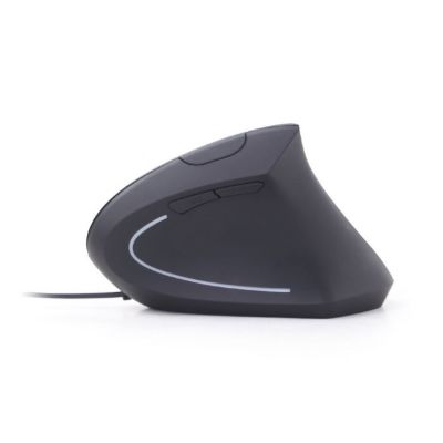 7. GEMBIRD MUS-ERGO-01 mouse (optical; 3200 DPI; black)