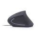 7. GEMBIRD MUS-ERGO-01 mouse (optical; 3200 DPI; black)