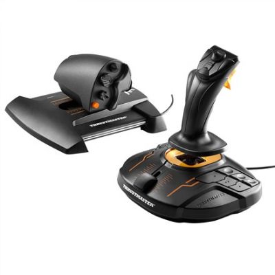 10. Thrustmaster T-16000M FCS Hotas Black, Orange USB Joystick Analog/Digital MAC, PC