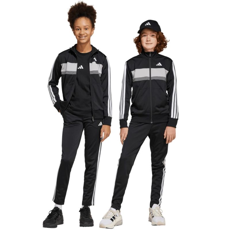 14. adidas Seasonal Essentials Tiberio 3-Stripes Tricot Jr Tracksuit JY0509
